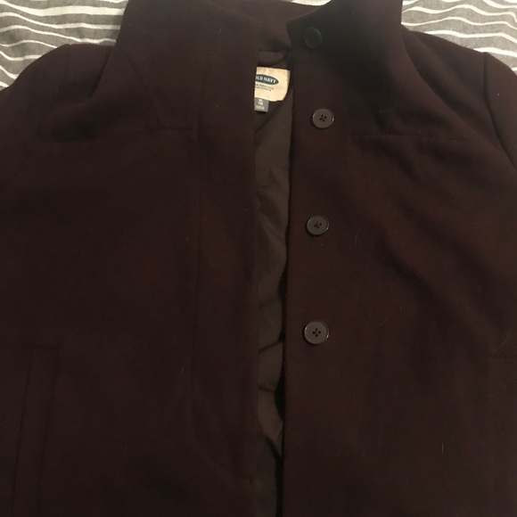 Old Navy Peacoat wine coloured - Picture 4 of 4